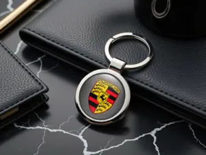Porsche Portachiavi Animale Lega Durevole Aspetto Carino